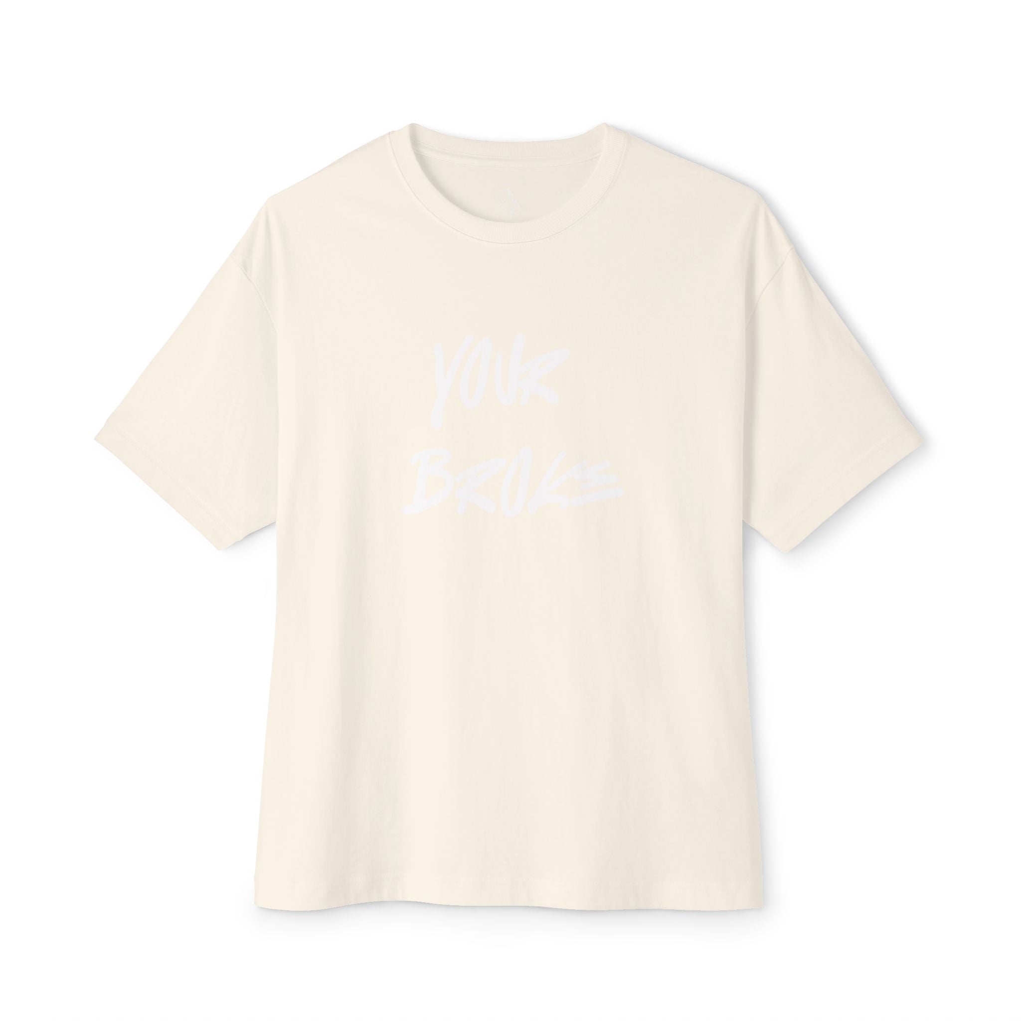 Oversized Boxy Tee — Minimal White Essential